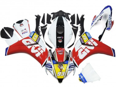 93 Chiffre Blanc & Rouge 08-11 Honda CBR1000RR Carénage Moto