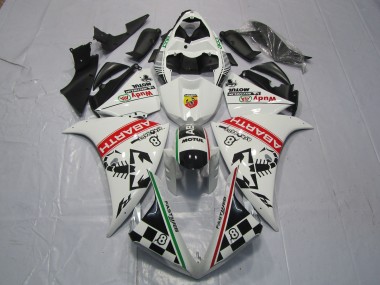 Abarth 12-14 Yamaha R1 Carénage Moto