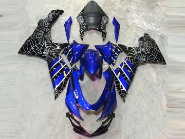 Araignée Bleue Brillante 11-24 Suzuki GSXR 600-750 Carénage Moto