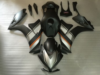 Argent Mat & Noir 12-16 Honda CBR1000RR Carénage Moto
