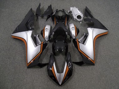 Argent & Noir & Orange 17-23 Honda CBR1000RR Carénage Moto