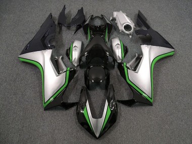 Argent & Noir & Vert 17-23 Honda CBR1000RR Carénage Moto