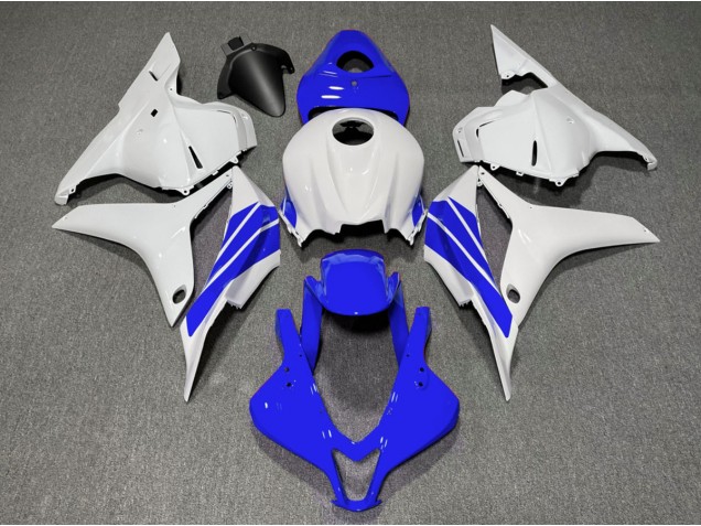 Bande Latérale Bleu Foncé & Blanche 09-12 Honda CBR600RR Carénage Moto Bande Latérale Bleu Foncé & Blanche 09-12 Honda CBR600RR Carénage Moto