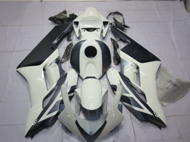 Blanc & Argent 04-05 Honda CBR1000RR Carénage Moto