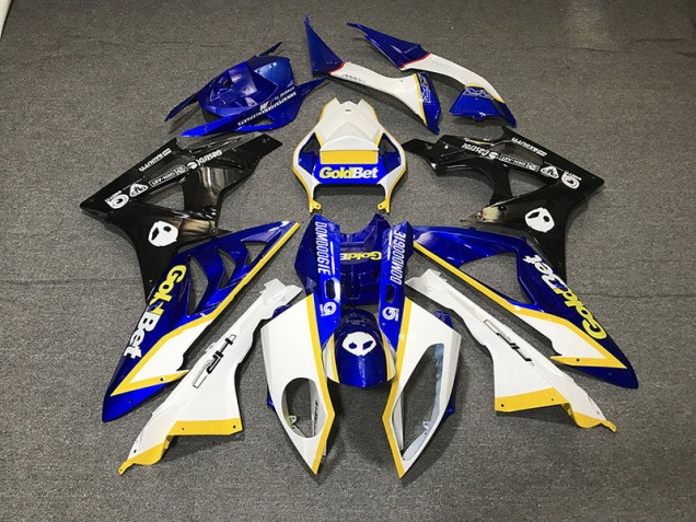 Blanc Brillant & Bleu 12-16 Honda CBR1000RR Carénage Moto Blanc Brillant & Bleu 12-16 Honda CBR1000RR Carénage Moto