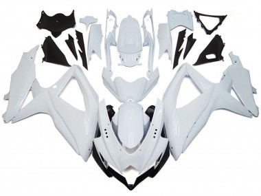 Blanc Brillant Brillant 08-10 Suzuki GSXR 600-750 Carénage Moto
