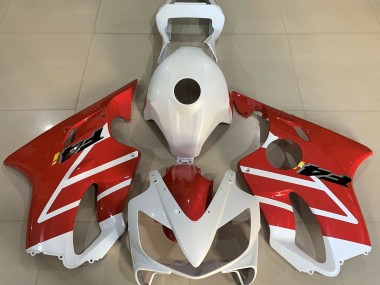 Blanc Brillant & Rouge 01-03 Honda CBR600 F4i Carénage Moto
