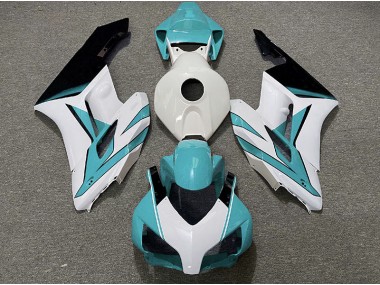 Blanc Cyan & Noir Brillant 04-05 Honda CBR1000RR Carénage Moto