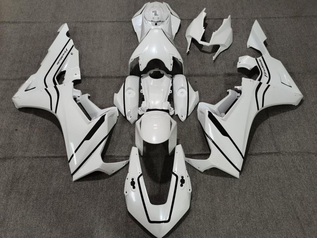 Blanc Nacré & Noir 17-23 Honda CBR1000RR Carénage Moto Blanc Nacré & Noir 17-23 Honda CBR1000RR Carénage Moto