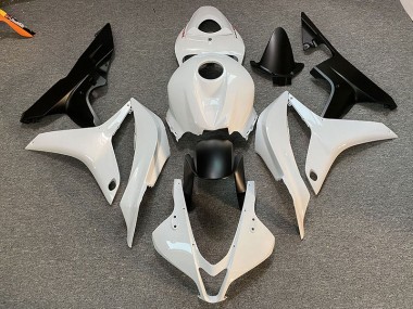 Blanc & Noir Propres 07-08 Honda CBR600RR Carénage Moto