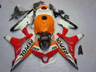 Blanc Repsol 07-08 Honda CBR600RR Carénage Moto