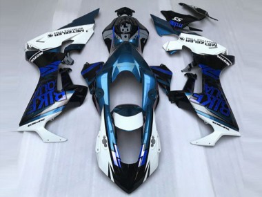 Bleu & Blanc Personnalisé 17-23 Honda CBR1000RR Carénage Moto