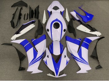 Bleu Brillant & Blanc 12-16 Honda CBR1000RR Carénage Moto