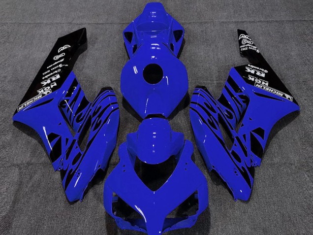 Bleu Brillant Flamme 04-05 Honda CBR1000RR Carénage Moto Bleu Brillant Flamme 04-05 Honda CBR1000RR Carénage Moto
