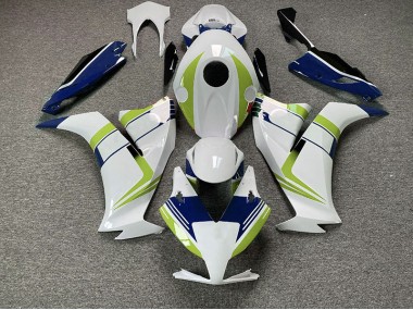 Bleu Brillant & Jaune Haute Visibilité 12-16 Honda CBR1000RR Carénage Moto