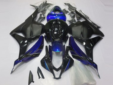 Bleu Brillant & Noir 09-12 Honda CBR600RR Carénage Moto