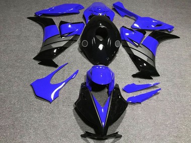 Bleu Brillant Noir & Gris 12-16 Honda CBR1000RR Carénage Moto