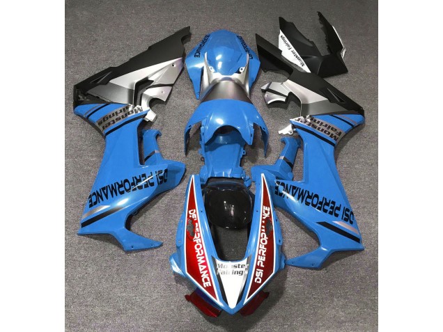 Bleu Brillant & Rouge 17-23 Honda CBR1000RR Carénage Moto Bleu Brillant & Rouge 17-23 Honda CBR1000RR Carénage Moto