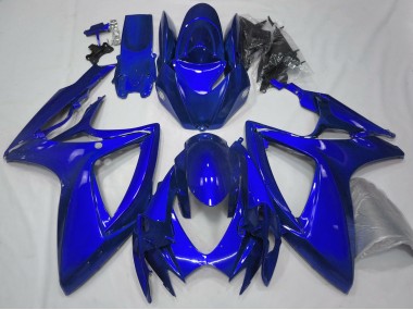Bleu Brillant Uni 06-07 Suzuki GSXR 600-750 Carénage Moto