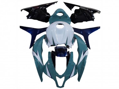 Bleu Clair Brillant & Bleu 09-12 Honda CBR600RR Carénage Moto