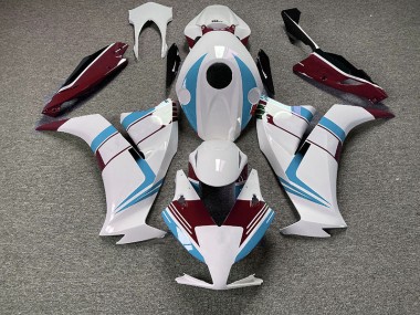 Bleu Clair Brillant & Marron 12-16 Honda CBR1000RR Carénage Moto