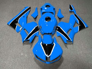 Bleu Clair Brillant & Noir 13-23 Honda CBR600RR Carénage Moto