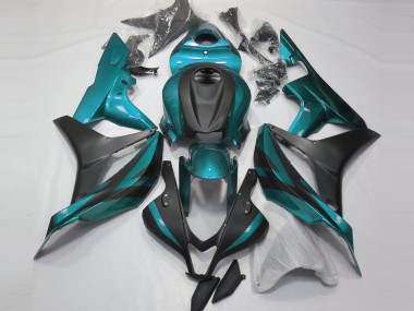 Bleu Clair & Noir Mat 07-08 Honda CBR600RR Carénage Moto