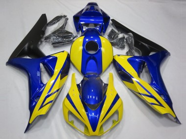 Bleu & Jaune 06-07 Honda CBR1000RR Carénage Moto