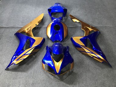 Bleu & Or 06-07 Honda CBR1000RR Carénage Moto