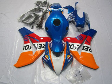 Bleu Repsol & Rouge 08-11 Honda CBR1000RR Carénage Moto
