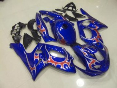 Bleu Rouge & Argent Brillant 98-07 Yamaha YZF600 Carénage Moto