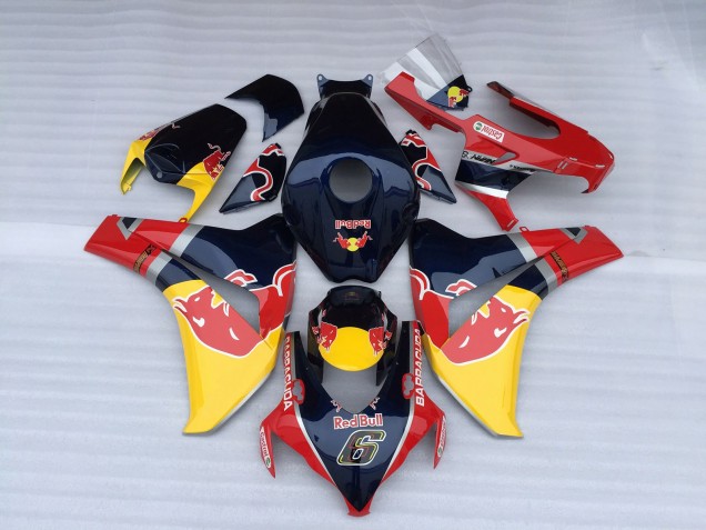 Bleu Rouge Taureau 08-11 Honda CBR1000RR Carénage Moto Bleu Rouge Taureau 08-11 Honda CBR1000RR Carénage Moto