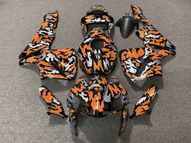 Camouflage & Orange 05-06 Honda CBR600RR Carénage Moto