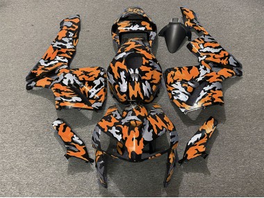 Camouflage & Orange 05-06 Honda CBR600RR Carénage Moto
