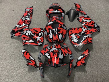 Camouflage & Rouge 05-06 Honda CBR600RR Carénage Moto