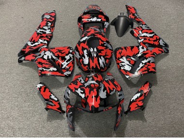 Camouflage & Rouge 05-06 Honda CBR600RR Carénage Moto