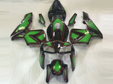 Contour Vert & Rouge 05-06 Honda CBR600RR Carénage Moto