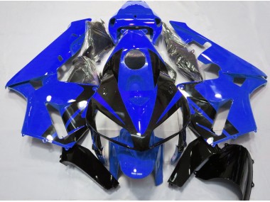 Design Bleu Brillant & Noir 05-06 Honda CBR600RR Carénage Moto