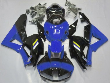 Design Bleu Brillant & Noir 13-23 Honda CBR600RR Carénage Moto