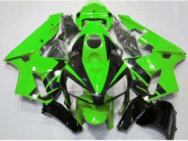 Design Vert & Noir Brillant 05-06 Honda CBR600RR Carénage Moto