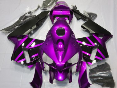 Design Violet & Noir Brillant 05-06 Honda CBR600RR Carénage Moto