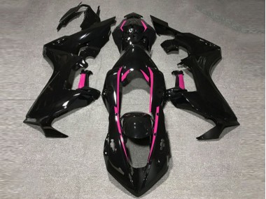 Doublure Noir Brillant & Rose 17-23 Honda CBR1000RR Carénage Moto