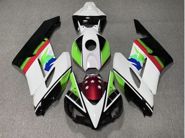 Drapeau Vert & Rouge 04-05 Honda CBR1000RR Carénage Moto