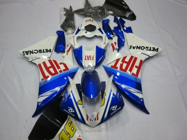 Fiat Avec Bleu Clair 12-14 Yamaha R1 Carénage Moto