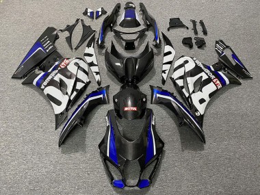 Fiber De Carbone Style & Bleu 17-23 Suzuki GSXR 1000 Carénage Moto