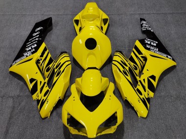 Giallo Nero Fiamma 04-05 Honda CBR1000RR Carénage Moto