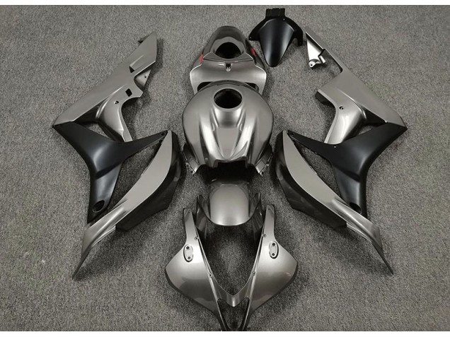 Gris Brillant & Noir 07-08 Honda CBR600RR Carénage Moto Gris Brillant & Noir 07-08 Honda CBR600RR Carénage Moto
