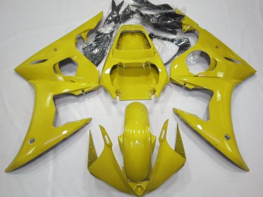 Jaune Brillant 03-04 Yamaha R6 Carénage Moto