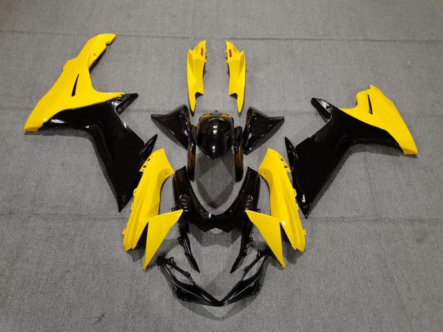 Jaune Brillant & Noir 11-24 Suzuki GSXR 600-750 Carénage Moto