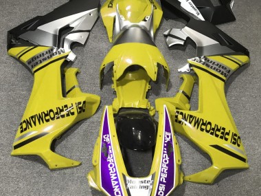Jaune Brillant & Violet 17-23 Honda CBR1000RR Carénage Moto